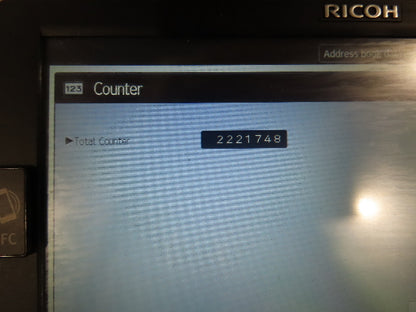 Ricoh Aficio MP 9003 Laser Mono BW Printer Copier Scan Duplex 90PPM Touch Screen