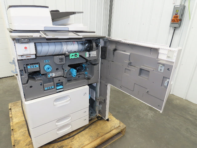 Ricoh Aficio MP 9003 Laser Mono BW Printer Copier Scan Duplex 90PPM Touch Screen
