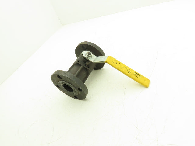 Apollo Conbraco 72-108-01 1-1/2" Class 150 Flanged Ball Valve WCB RTFE