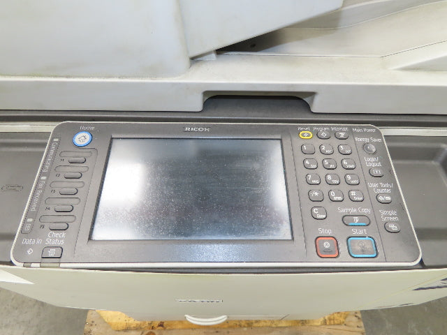 Ricoh Aficio MP 9002 Laser Mono BW Printer Copier Scan Duplex 90PPM Touch Screen