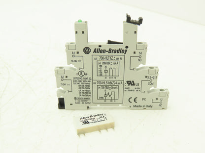 Allen-Bradley 700-HLT1Z Terminal Block Relay 700-HLS1Z24 Ser A 24V Coil Lot of 9