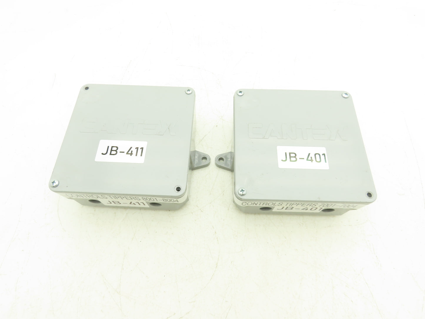 Mantissa Conveyor 000-120-17 Control Board Junction Box Package Tipper Lot of 2