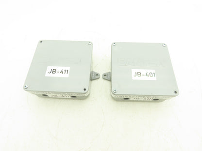 Mantissa Conveyor 000-120-17 Control Board Junction Box Package Tipper Lot of 2