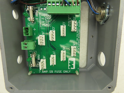 Mantissa Conveyor 000-120-17 Control Board Junction Box Package Tipper Lot of 2