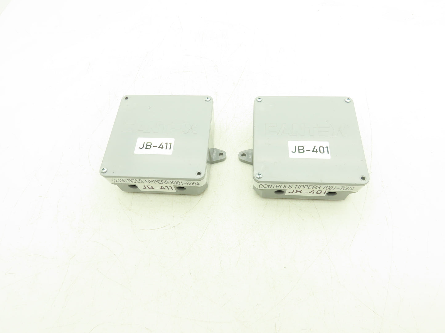 Mantissa Conveyor 000-120-17 Control Board Junction Box Package Tipper Lot of 2