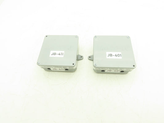 Mantissa Conveyor 000-120-17 Control Board Junction Box Package Tipper Lot of 2