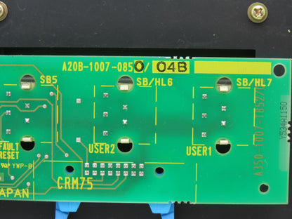 Fanuc A05B-2452-C151 HMI R-J3iB PCMCIA Slot Serial Port E-Stop With Key