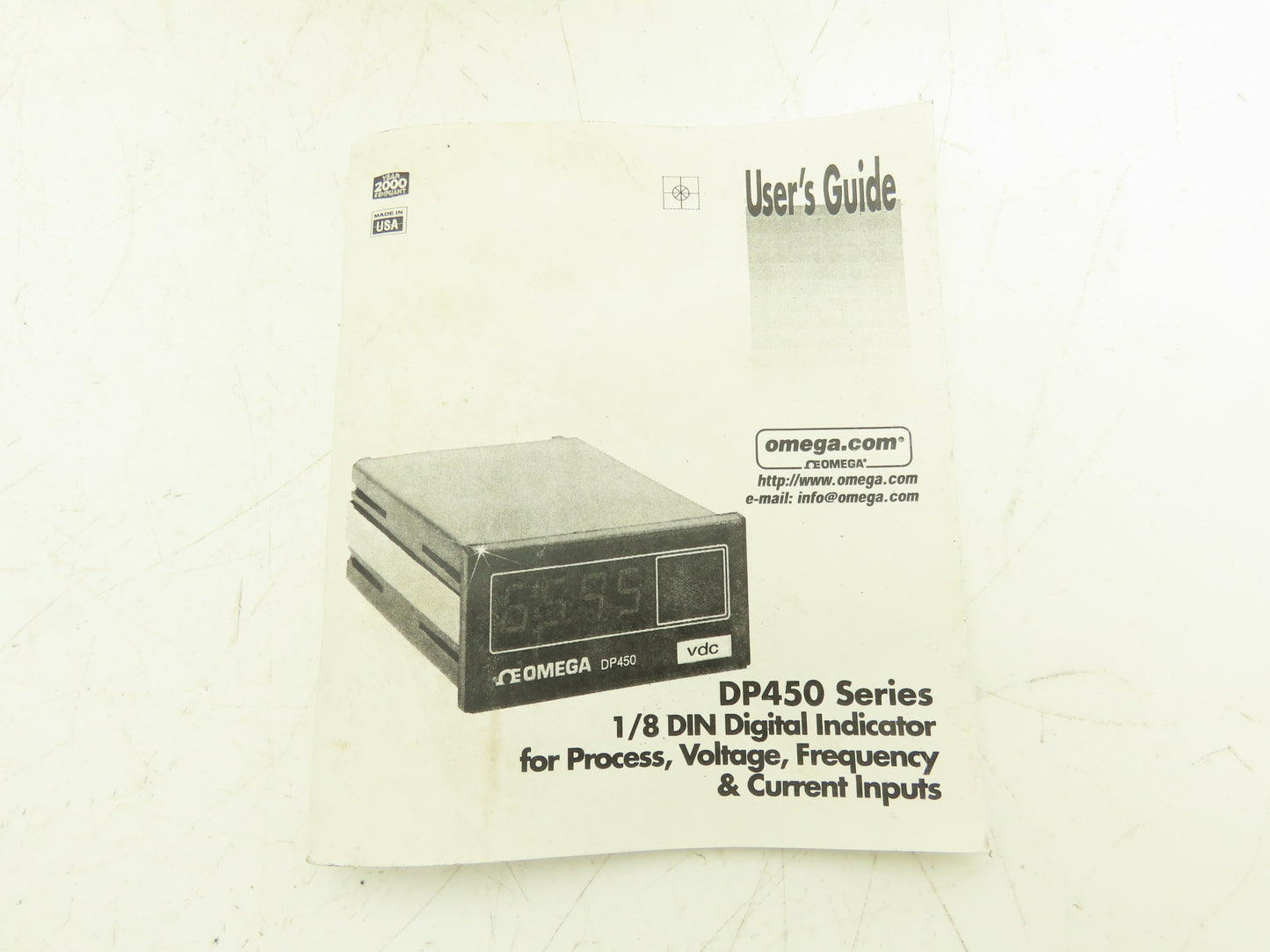 Omega DP450-HACC Digital Counter Panel Meter