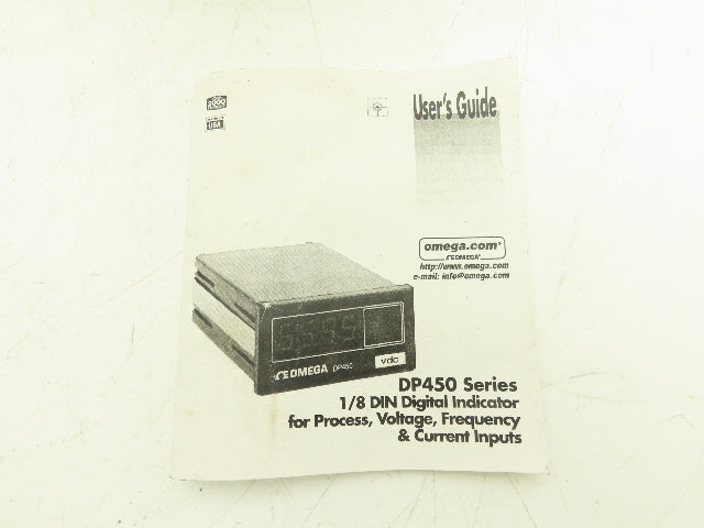 Omega DP450-HACC Digital Counter Panel Meter