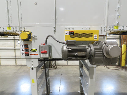 Hytrol BPC 43"x 43' Slider Bed Conveyor 41" Belt 3Hp 3PH Center Drive 60fpm