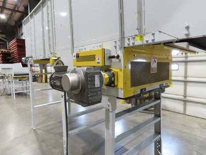 Hytrol BPC 43"x 43' Slider Bed Conveyor 41" Belt 3Hp 3PH Center Drive 60fpm