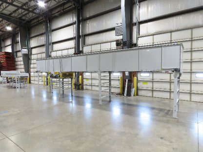 Hytrol BPC 43"x 43' Slider Bed Conveyor 41" Belt 3Hp 3PH Center Drive 60fpm