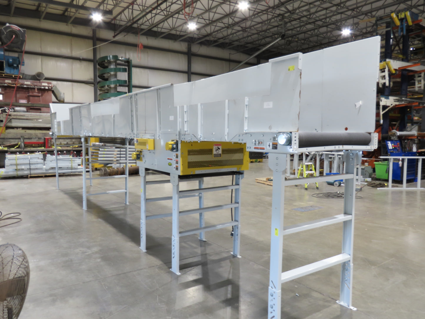 Hytrol BPC 43"x 43' Slider Bed Conveyor 41" Belt 3Hp 3PH Center Drive 60fpm