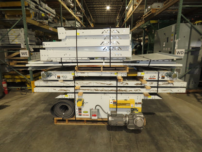 Hytrol BPC 43"x 43' Slider Bed Conveyor 41" Belt 3Hp 3PH Center Drive 60fpm