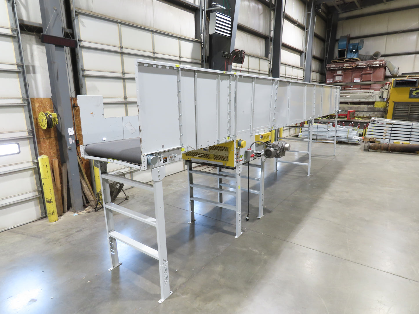 Hytrol BPC 43"x 43' Slider Bed Conveyor 41" Belt 3Hp 3PH Center Drive 60fpm