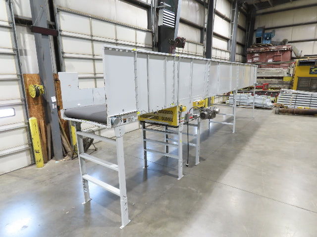 Hytrol BPC 43"x 43' Slider Bed Conveyor 41" Belt 3Hp 3PH Center Drive 60fpm