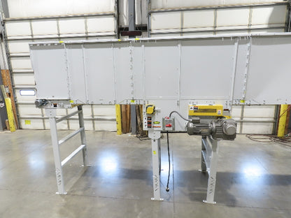 Hytrol BPC 43"x 43' Slider Bed Conveyor 41" Belt 3Hp 3PH Center Drive 60fpm