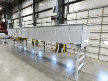 Hytrol BPC 43"x 43' Slider Bed Conveyor 41" Belt 3Hp 3PH Center Drive 60fpm