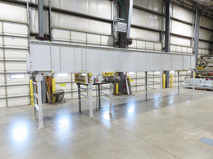 Hytrol BPC 43"x 43' Slider Bed Conveyor 41" Belt 3Hp 3PH Center Drive 60fpm