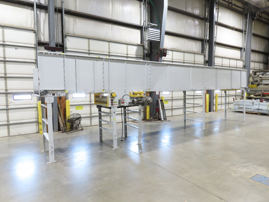 Hytrol BPC 43"x 43' Slider Bed Conveyor 41" Belt 3Hp 3PH Center Drive 60fpm