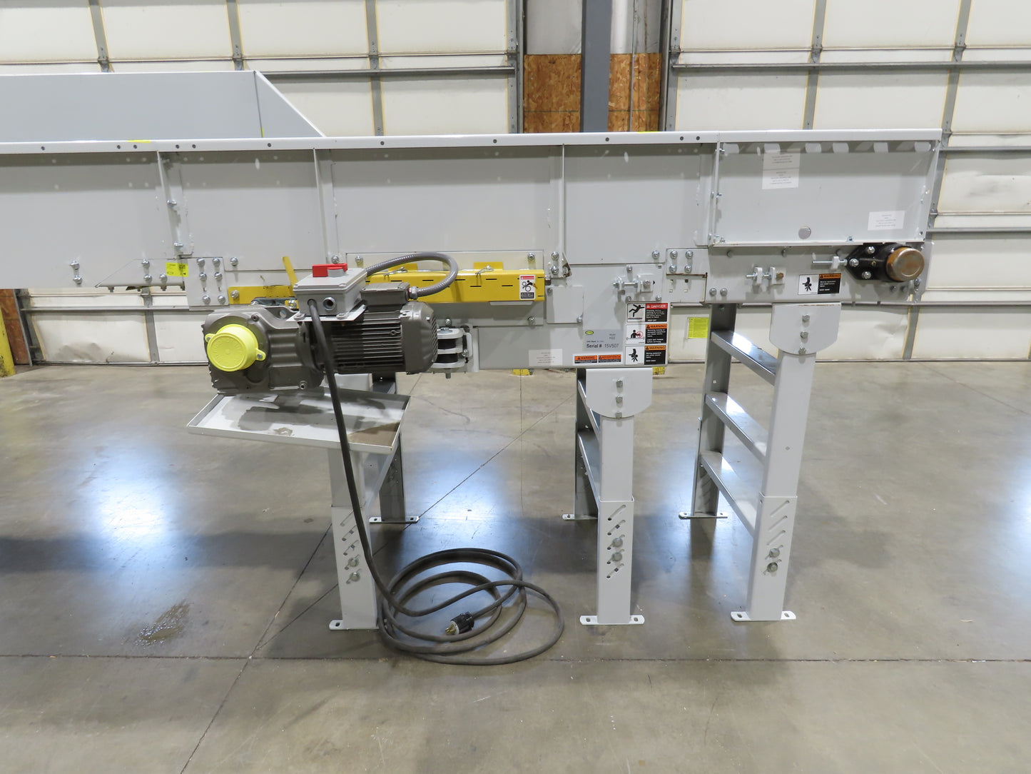 Hytrol HSS 31"x 16' Slider Bed Conveyor 30" Belt 2Hp 3PH Center Drive 114fpm