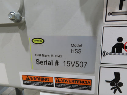 Hytrol HSS 31"x 16' Slider Bed Conveyor 30" Belt 2Hp 3PH Center Drive 114fpm