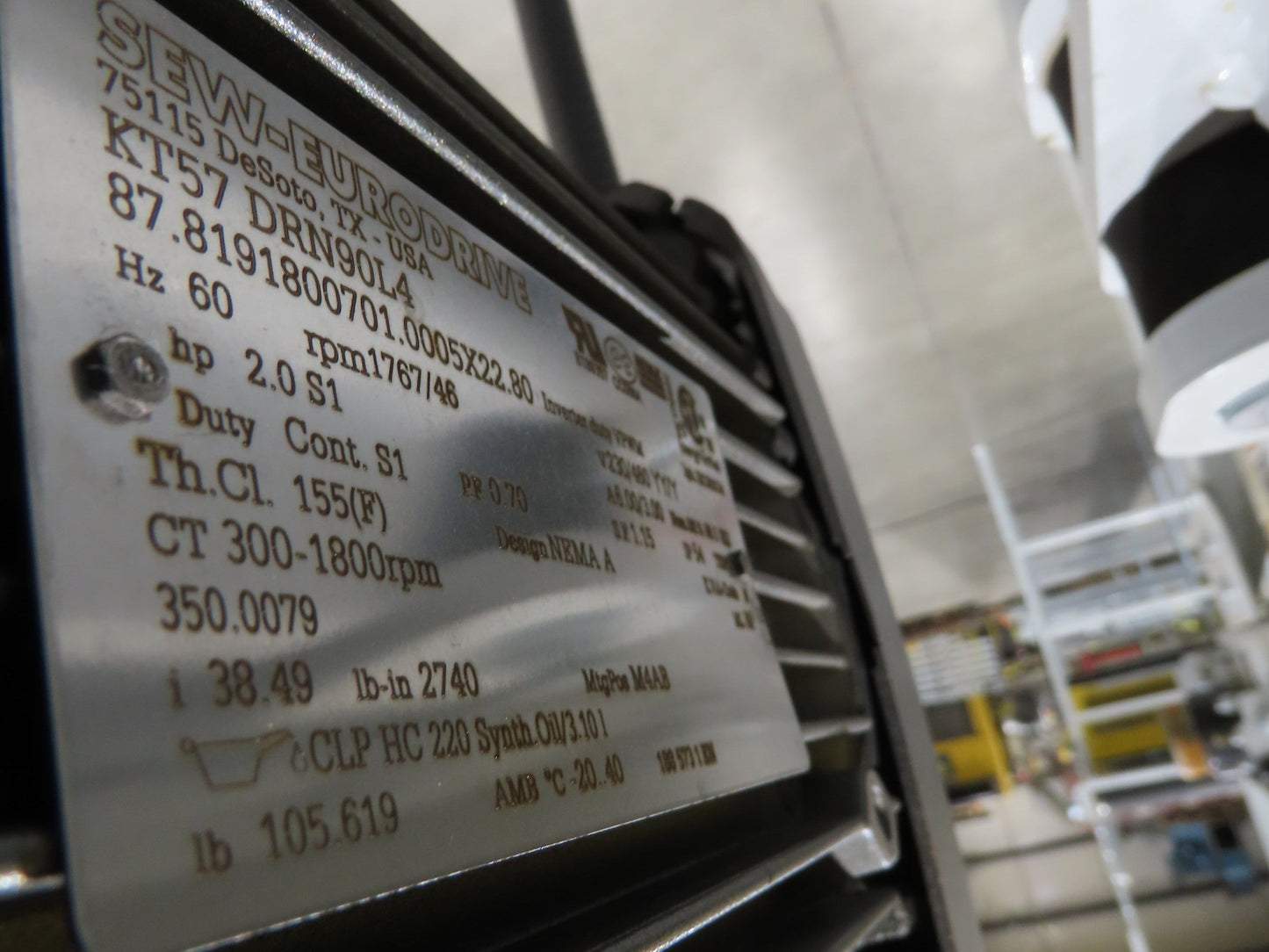 Hytrol HSS 31"x 16' Slider Bed Conveyor 30" Belt 2Hp 3PH Center Drive 114fpm