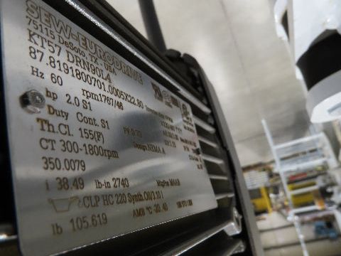 Hytrol HSS 31"x 16' Slider Bed Conveyor 30" Belt 2Hp 3PH Center Drive 114fpm