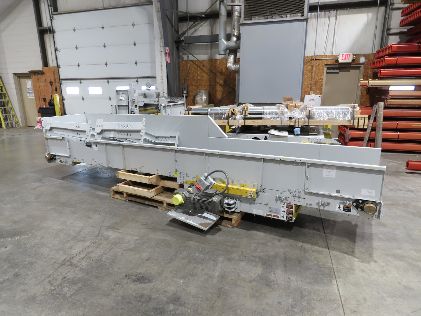 Hytrol HSS 31"x 16' Slider Bed Conveyor 30" Belt 2Hp 3PH Center Drive 114fpm