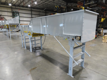 Hytrol HSS 31"x 16' Slider Bed Conveyor 30" Belt 2Hp 3PH Center Drive 114fpm