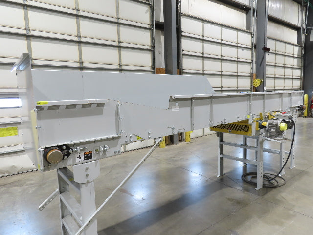 Hytrol HSS 31"x 16' Slider Bed Conveyor 30" Belt 2Hp 3PH Center Drive 114fpm