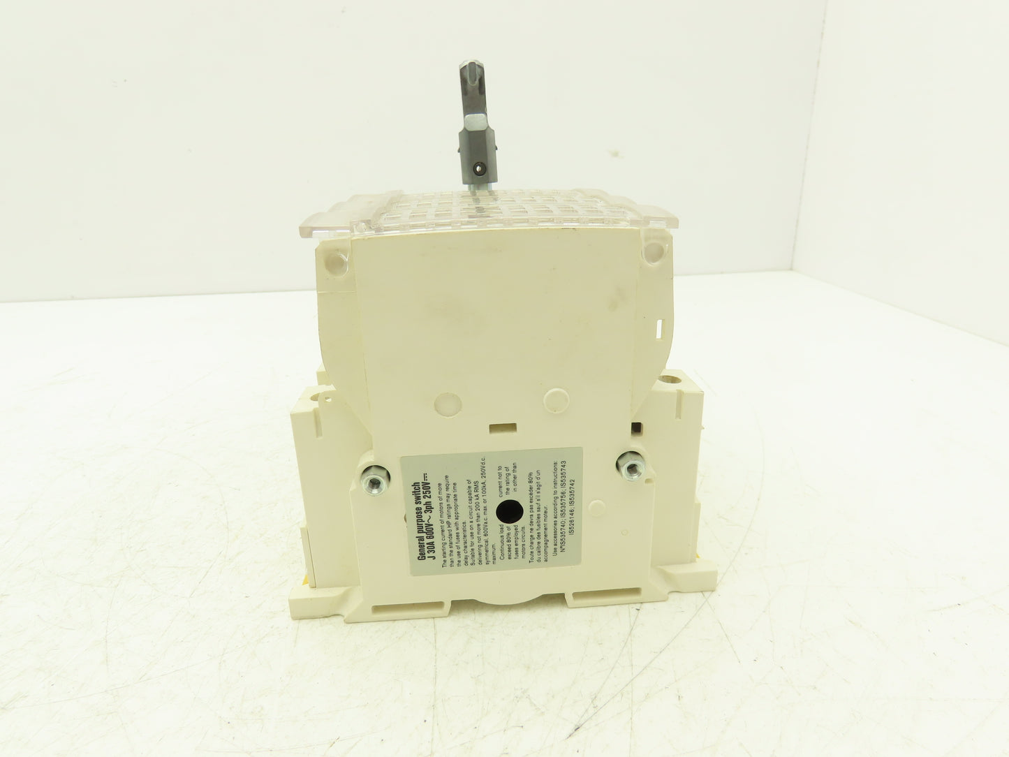 Socomec Fuserbloc J30A Through Door Fusible Disconnect Switch
