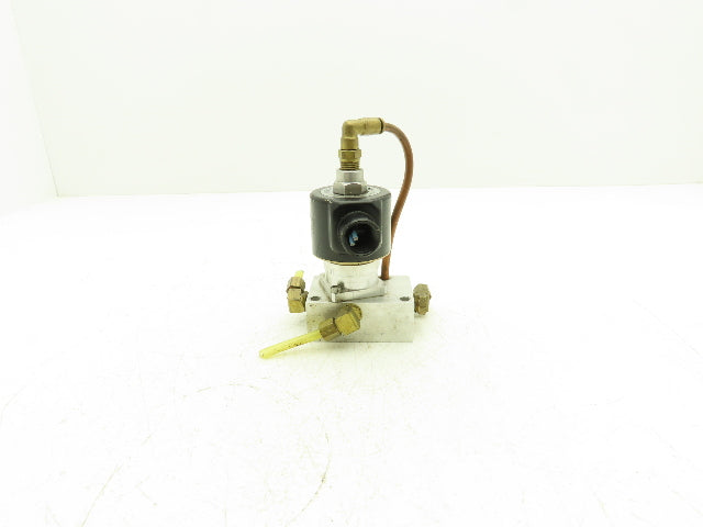 Versa E7SM-8012-66-120V60 Pneumatic Air Valve 2-Inlet 3-Way 2-Position NO 150psi