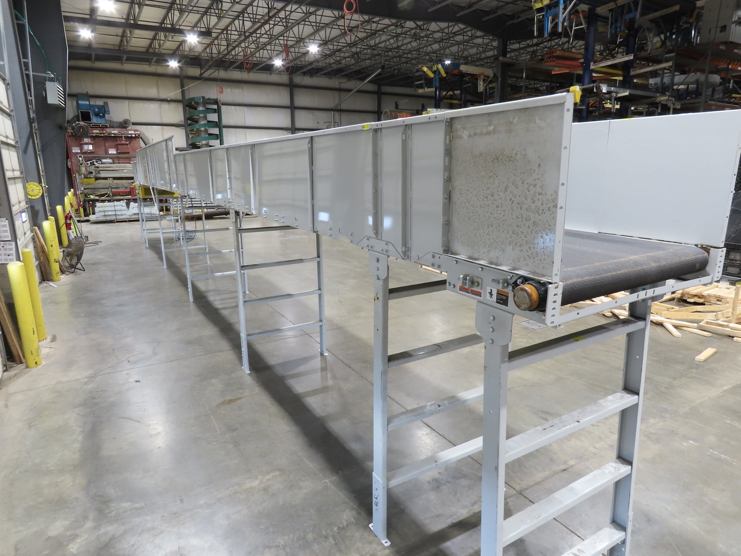 Hytrol BPC 43"x 58' Slider Bed Conveyor 41" Belt 7.5Hp 3PH Center Drive 170fpm