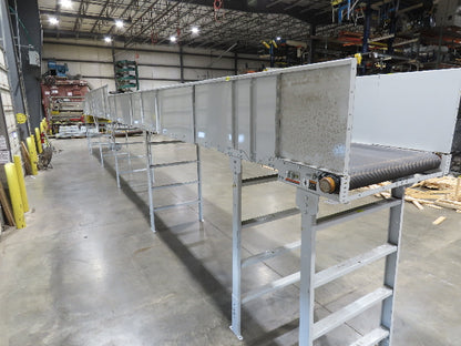 Hytrol BPC 43"x 58' Slider Bed Conveyor 41" Belt 7.5Hp 3PH Center Drive 170fpm