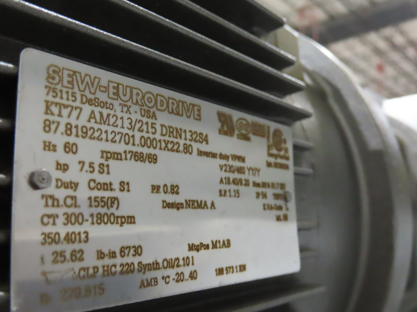 Hytrol BPC 43"x 58' Slider Bed Conveyor 41" Belt 7.5Hp 3PH Center Drive 170fpm