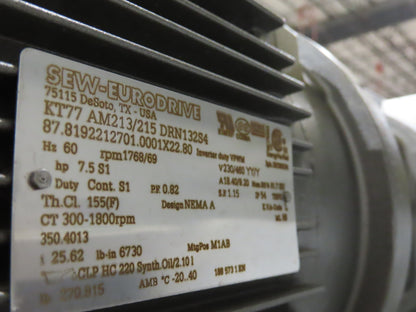 Hytrol BPC 43"x 58' Slider Bed Conveyor 41" Belt 7.5Hp 3PH Center Drive 170fpm