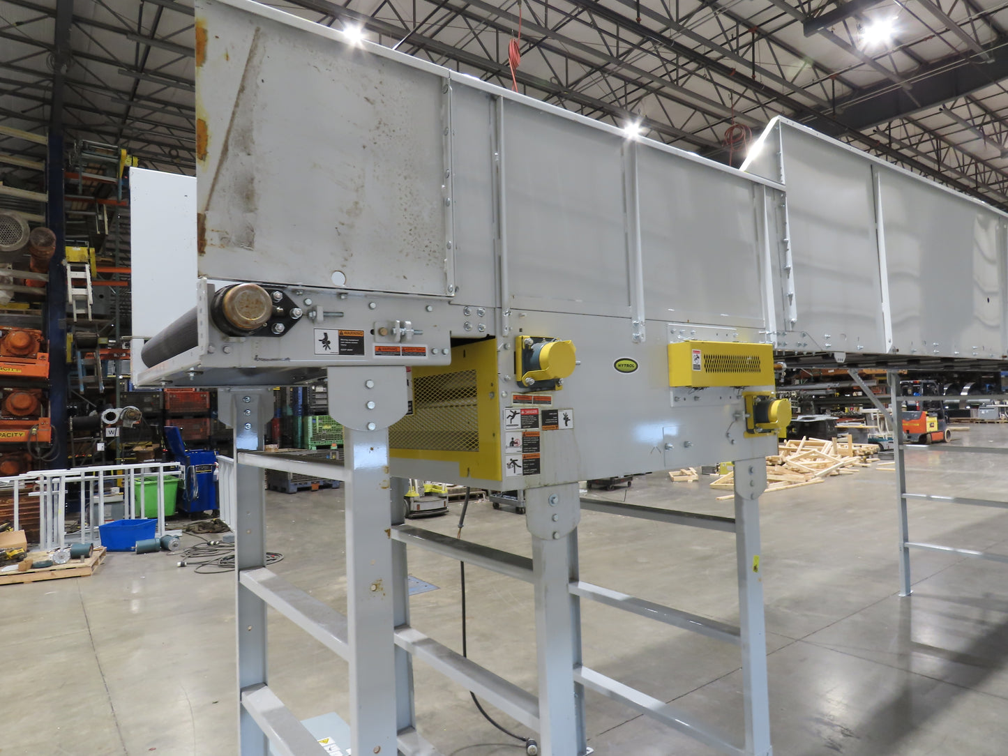 Hytrol BPC 43"x 58' Slider Bed Conveyor 41" Belt 7.5Hp 3PH Center Drive 170fpm