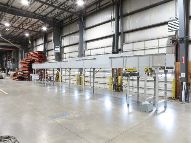 Hytrol BPC 43"x 58' Slider Bed Conveyor 41" Belt 7.5Hp 3PH Center Drive 170fpm