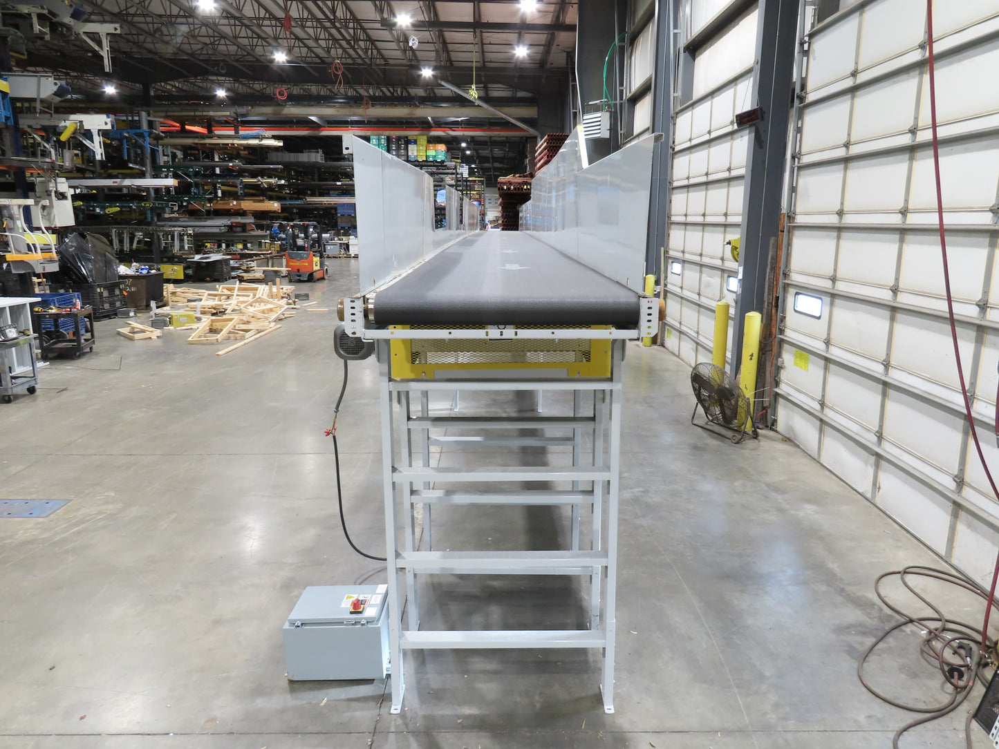 Hytrol BPC 43"x 58' Slider Bed Conveyor 41" Belt 7.5Hp 3PH Center Drive 170fpm