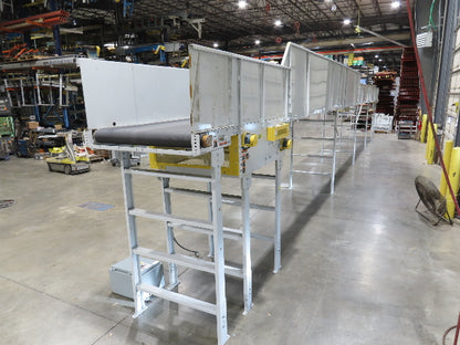 Hytrol BPC 43"x 58' Slider Bed Conveyor 41" Belt 7.5Hp 3PH Center Drive 170fpm