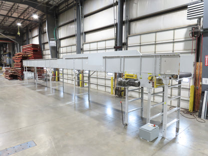 Hytrol BPC 43"x 58' Slider Bed Conveyor 41" Belt 7.5Hp 3PH Center Drive 170fpm