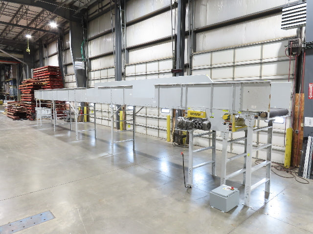 Hytrol BPC 43"x 58' Slider Bed Conveyor 41" Belt 7.5Hp 3PH Center Drive 170fpm