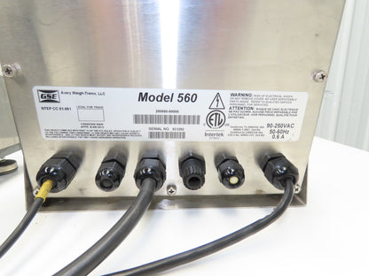 MODEL 560 B-Tek BT-1212-10-CS-SP Scale with GSE Digital Readout 10 Lbs Capacity