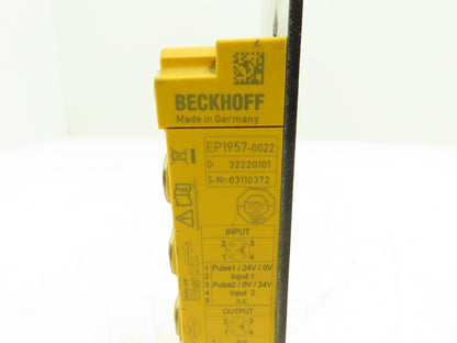 Beckhoff EP1957-0022 EtherCAT Box TwinSAFE Logic 8-Channel I/O Module 24VDC