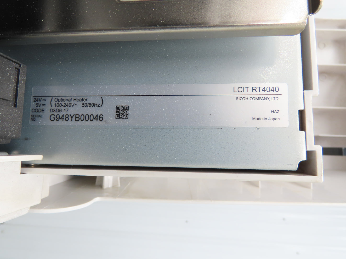 Ricoh Aficio LCIT RT4040 Printer Paperbank Paper Source 4000 Sheets Handler