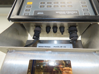 Weigh-Tronix WI-150 Scale With Digital Readout & Battery XP Haz Loc Read Descr