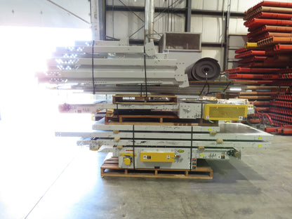 Hytrol HSSHD 43"x 47' 6" Incline Belt Conveyor 5Hp 3PH Center Drive 180fpm 102"H