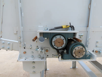 Hytrol HSSHD 43"x 47' 6" Incline Belt Conveyor 5Hp 3PH Center Drive 180fpm 102"H