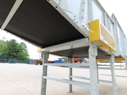 Hytrol HSSHD 43"x 47' 6" Incline Belt Conveyor 5Hp 3PH Center Drive 180fpm 102"H